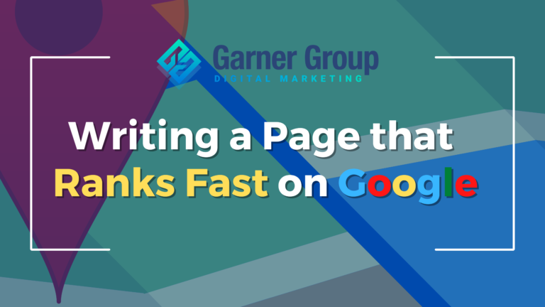 Writing a Page that Ranks Fast on Google